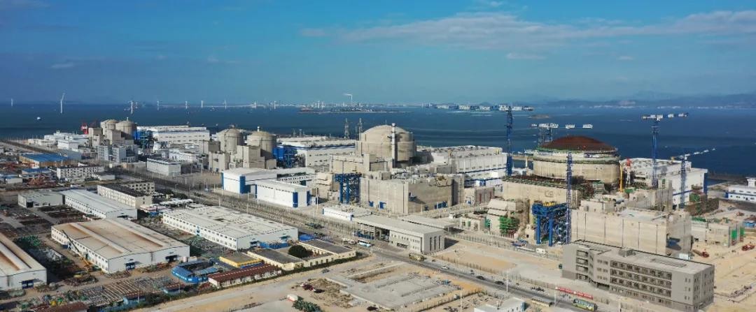 福清核电"华龙一号"全球首堆及其他机组全貌 摄影|福清核电 过东海