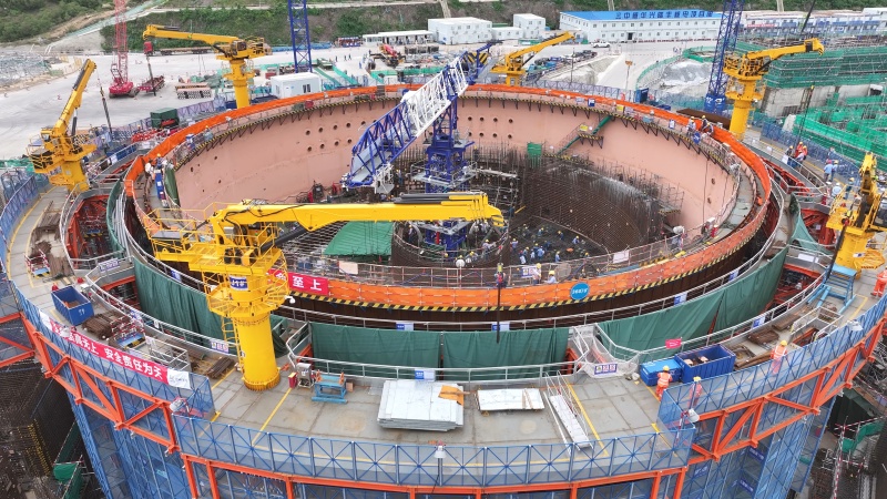 “华龙一号”核岛施工集成平台在中广核陆丰核电6号机组投用